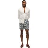 Superdry Tile Print 17 Zwemshort Heren Blauw Dessin M