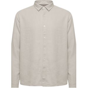 Solid Enea Allan Overhemd Heren Beige 2xl