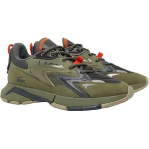 Lacoste Neo Tech 224 Sneakers Heren Donkergroen 43