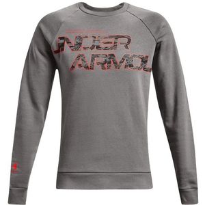 Under Armour Rival Fleece Camo Sportsweater Heren Grijs