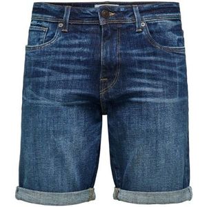 Selected Homme Casual Short Heren Blauw Xl