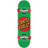 Santa Cruz Classic Dot Mid Skateboard Complete Groen