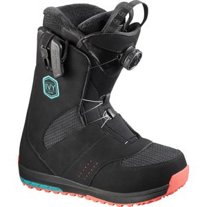 Salomon Ivy Boa Black Snowboardschoenen Dames Zwart 250