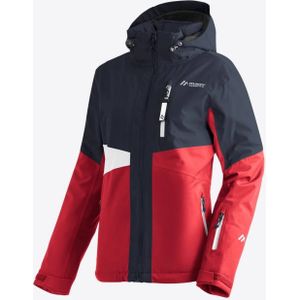 Maier Sports Vidra Ski Jas Dames Rood Dessin 5xl/50