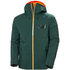 Helly Hansen Powderface Ski Jas Heren Donkergroen S
