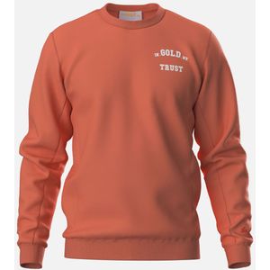 In Gold We Trust The Slim 2.0 Casual Sweater Heren Oranje