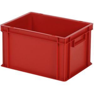 2004420130 Boîte de rangement 60L, plastique, noir et jaune, 60 x 40 x