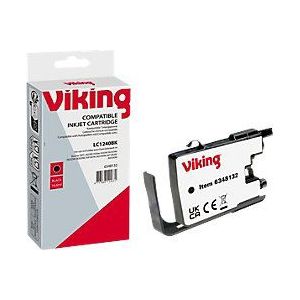 Viking LC1240BK Compatibel Brother Inktcartridge Zwart