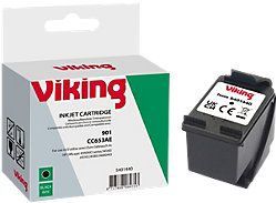 Office Depot - Inktcartridge - Zwart - Compatibel met HP 901 CC653A - 8 ml - Tot 200 pagina's