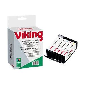 Office Depot - Inktcartridge - Zwart Cyaan Magenta Geel - Compatibel met Canon PGI-570/CLI-571 - Multipack - Tot 895 pagina's