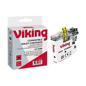 Viking LC123BK compatibele Brother inktcartridge zwart