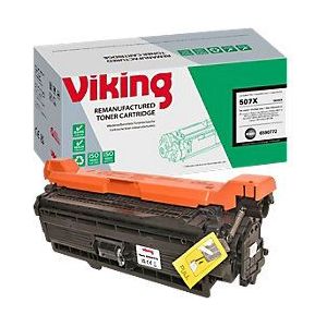 Viking - Tonercartridge - Zwart - Compatibel met HP 507X CE400X - 11.000 pagina's