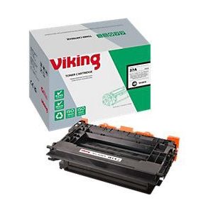Viking - Tonercartridge - Zwart - Compatibel met HP 37A CF237A - Tot 11.000 pagina's