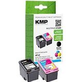 KMP Compatibel HP 62 Inktcartridge N9J71AE Zwart, cyaan, magenta, geel Multipak 2 Stuks