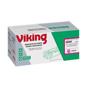 Viking - Tonercartridge - Magenta - Compatibel met HP 508X CF363X - Tot 9500 pagina's