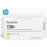 HP - 738M - Inktcartridge - Geel - 130 ml
