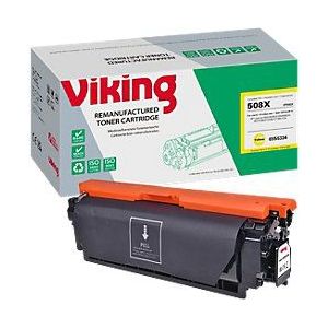 Viking 508X Compatibel HP Tonercartridge CF362X Geel