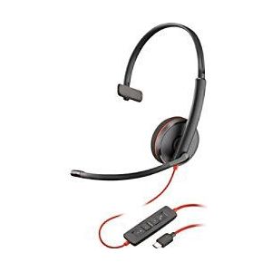 Poly Blackwire 3210 Monaural USB-C Headset - Voor Zakelijk Gebruik