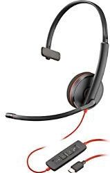 Poly Blackwire 3210 Monaural USB-C Headset - Voor Zakelijk Gebruik