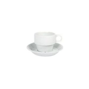 Koffieschotel Porselein Wit 24 stuks