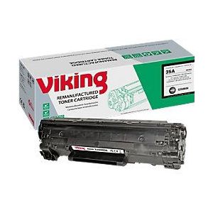 Viking - Tonercartridge - Zwart - Compatibel met HP 35A CB435A - Standaard Capaciteit