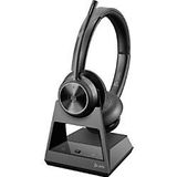 Poly - SAVI 7320 - Kantoorheadset - Zwart - Draadloos DECT