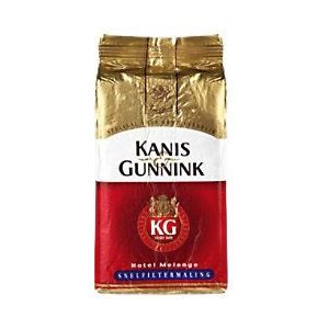 KANIS & GUNNINK Gemalen koffie Snelfiltermaling Rood 1 kg