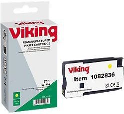 Office Depot - CZ132A 711 - Inktcartridge - Geel - 30 ml - Compatibel met HP DesignJet