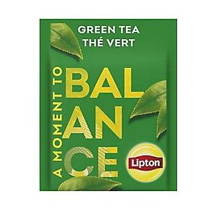 Lipton - Balance - Groene Thee - 100 Zakjes van 1.5gr - Duurzaam geteeld