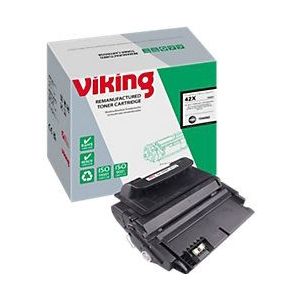 Viking - Tonercartridge - Zwart - Compatibel met HP 42X Q5942X