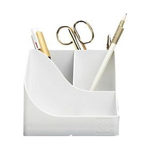 Exacompta AutentiK Pennenhouder 5 Compartimenten Kunststof Wit