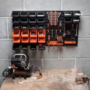 BLACK DECKER Kofferbak Opbergbox - 110 x 30 x 30 CM - 5 Vakken