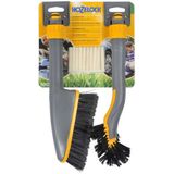 HOZELOCK TWIN PACK AUTOWASBORSTEL & WIELBORSTEL INCL. SHAMPOOSTICKS