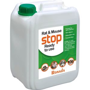 Spray Tegen Muizen En Ratten 5 Liter - Krachtige formule - 100% Natuurlijk - Klaar voor gebruik