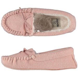 Dames Schoenen voor voor Platte schoenen voor Pantoffels Rivieras Mocassins in het Roze 