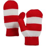 Feest baby handschoenenen rood