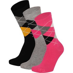 Modal fashion sokken assorti rose
