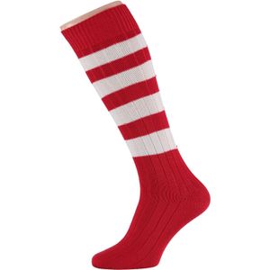 Party soccer socks rood/wit