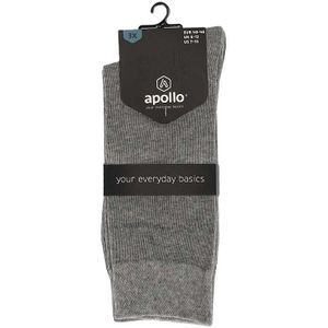 Katoenen heren sokken medium grijs