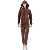 Kerst onesie stripes assorti groen