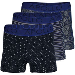 Boxershort heren paisley blue 3