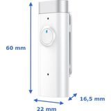 Mini Voice Recorder - Bluetooth Recorder - 32GB - Digitale Audio Recorder - Wit