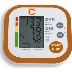 Cresta Care BPM630S Bovenarm digitale bloeddrukmeter | Onregelmatige hartslag herkenning | Dabl goedgekeurd | XL manchet 22 - 42 cm