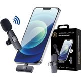 Brakel & Zwaan® Draadloze Microfoon - Iphone én Android - Dasspeld Microfoon - Lavalier Microfoon - Podcast microfoon - USB C en Iphone