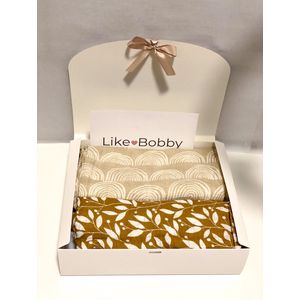 Cadeaubox / Cadeauset/ Giftbox Earth - Hydrofiele doeken groot - babyshower - genderreveal - genderneutraal - zwanger - bevalling - baby - cadeau