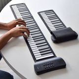 MikaMax Oprolbaar Keyboard – Digitale Piano – 61 Toetsen – 16 Instrumenttonen – Opname Functie – Ingebouwde Luidspreker – Incl. Opbergtas – Roll Up Keyboard