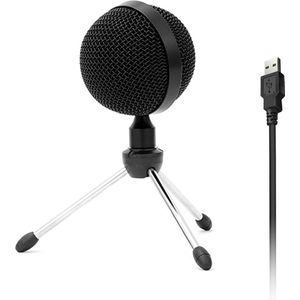 USB Microphone Condensator - USB Microfoon met Standaard - Geschikt voor PC Computer, Macbook, Laptop en Playstation