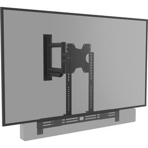 Cavus WMV8050 SBU03 Draaibare Tv Muurbeugel & Ophangbeugel geschikt voor Keyhole Soundbar & VESA Tv - 35kg