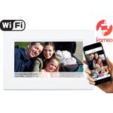 Denver PFF-710 - Digitale Fotolijst - fotokader - 7 inch - FRAMEO - WiFi - IPS touchscreen - Wit