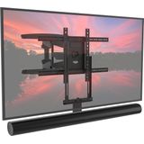 Cavus WME105 ARCB Draaibare Tv Muurbeugel & Ophangbeugel geschikt voor Sonos Arc soundbar zwart & VESA Tv - 35kg